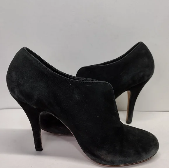 Black Suede Aldo "Tallo Shooties" l Stiletto l Size 8.5 l Genuine Leather - Picture 6 of 12
